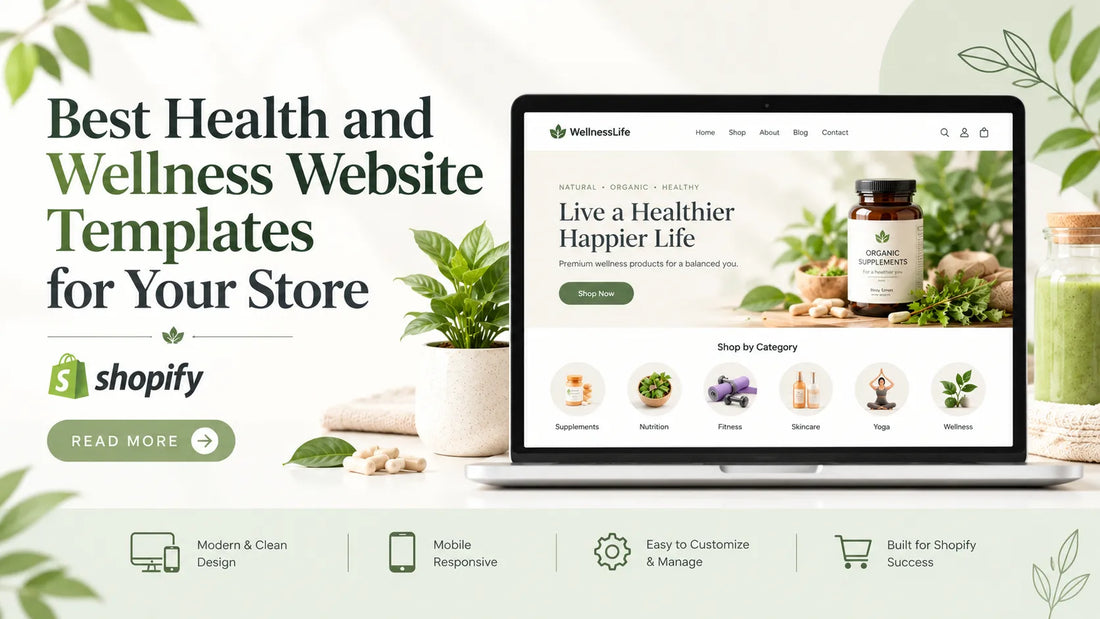 Health and Wellness Website Templates