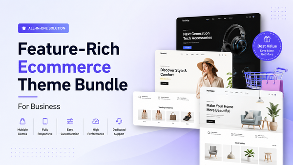 Feature-Rich Ecommerce Theme Bundle For Business