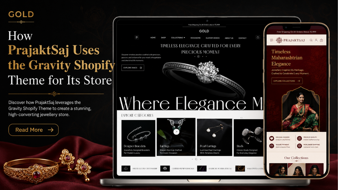 PrajaktSaj Uses the Gravity Shopify Theme
