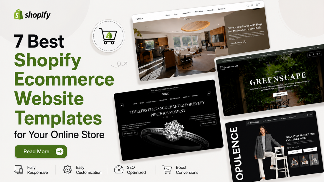 Shopify Ecommerce Website Templates