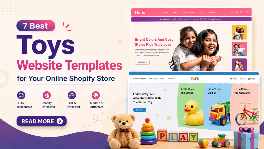 Toys Website Templates