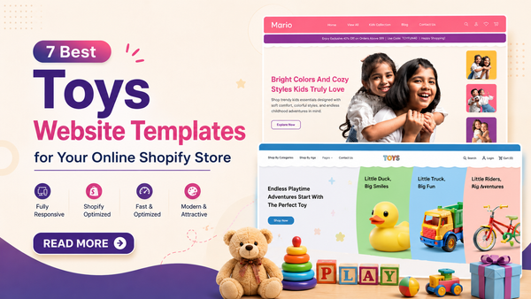 Toys Website Templates