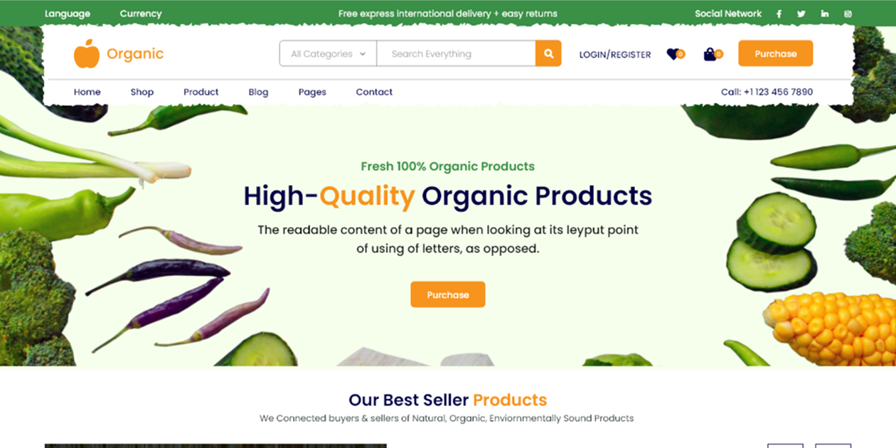 Free Organic WordPress Theme