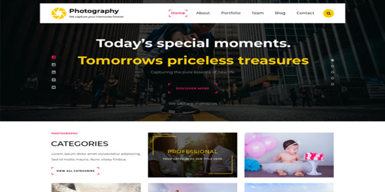 Free Photography WordPress Theme
