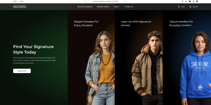 Graceful - Clothing Shopify Theme