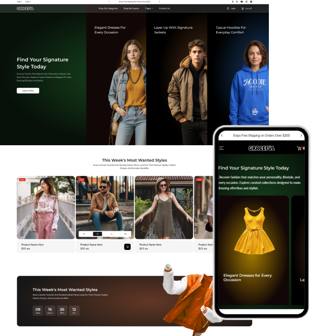 Graceful - Clothing Shopify Theme