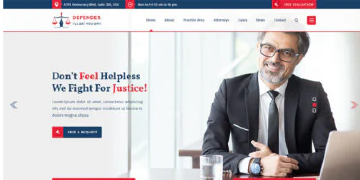 Law Firm WordPress Theme