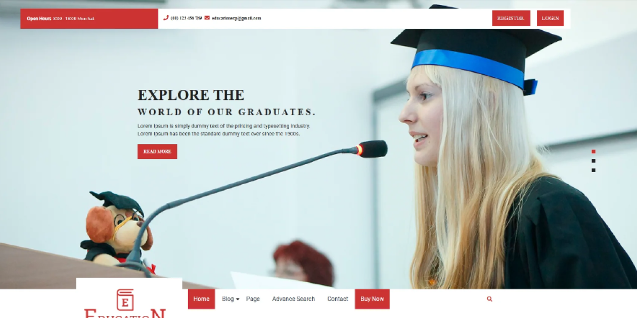  Education WordPress Theme