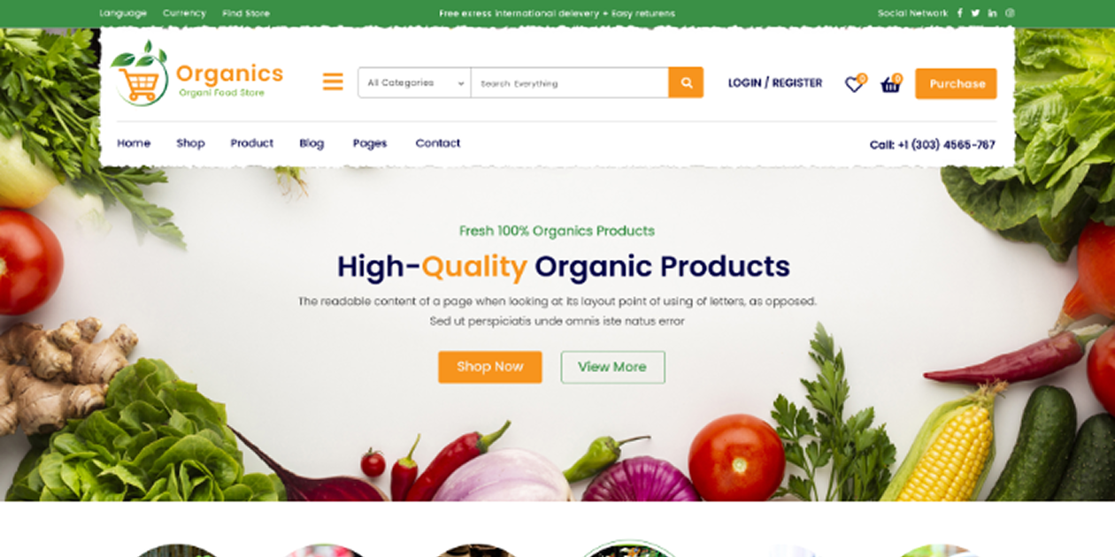Organic Market WordPress Theme