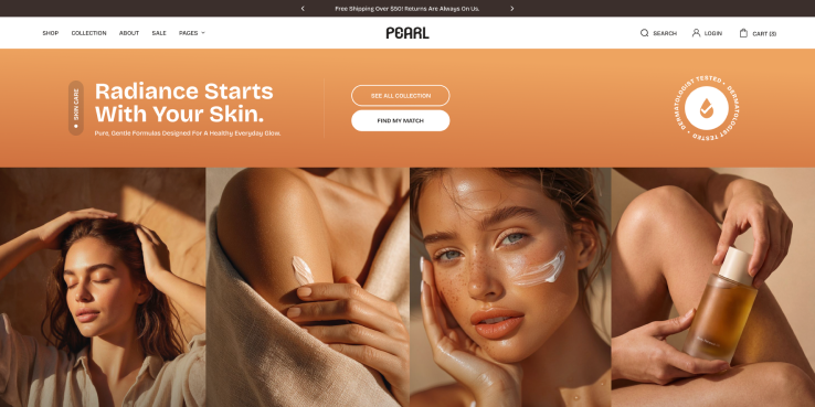 Pearl - Beauty Shopify Theme