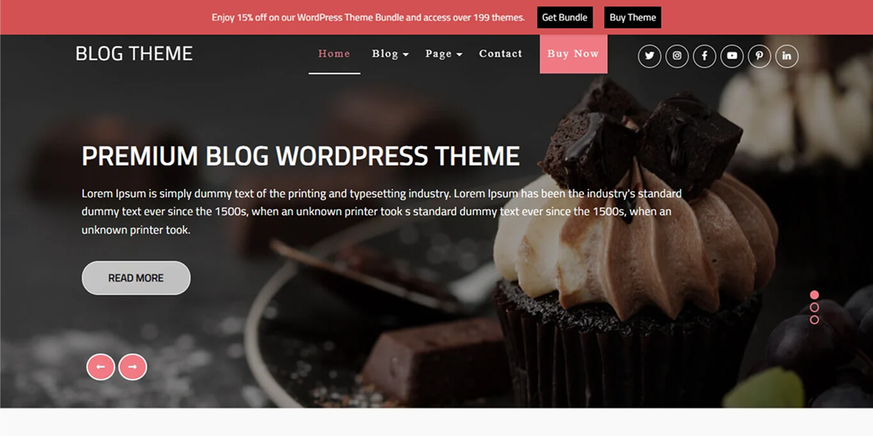 Premium WordPress Blog Theme