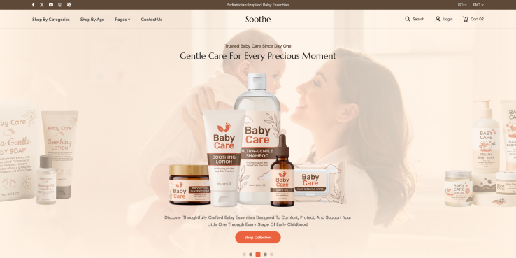 Soothe - Wellness Shopify Theme