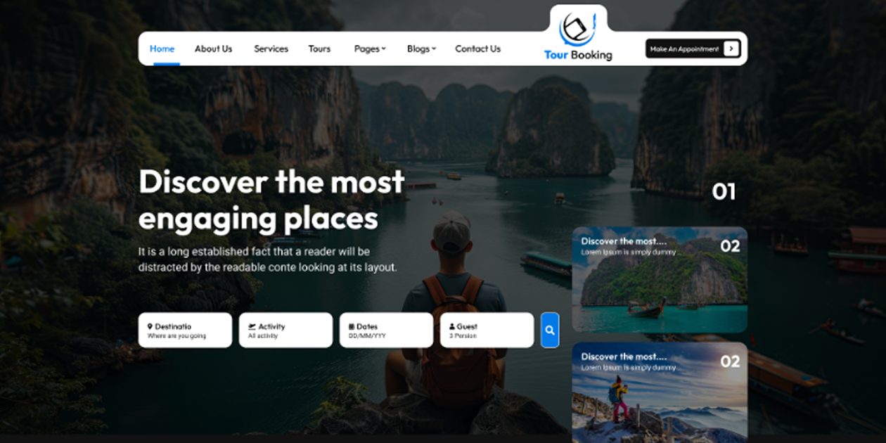 Travel Booking WordPress Theme