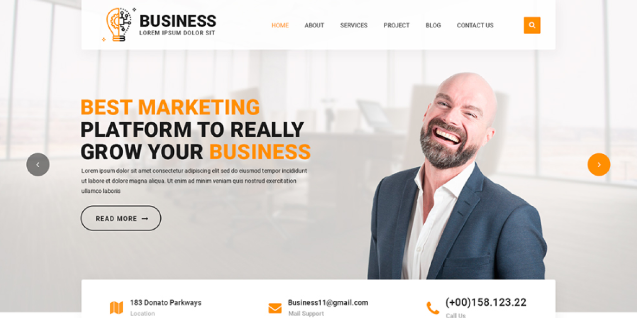 WordPress Theme for Business