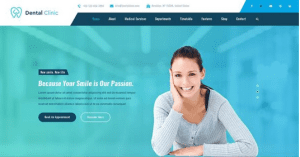 free Dentist WordPress theme