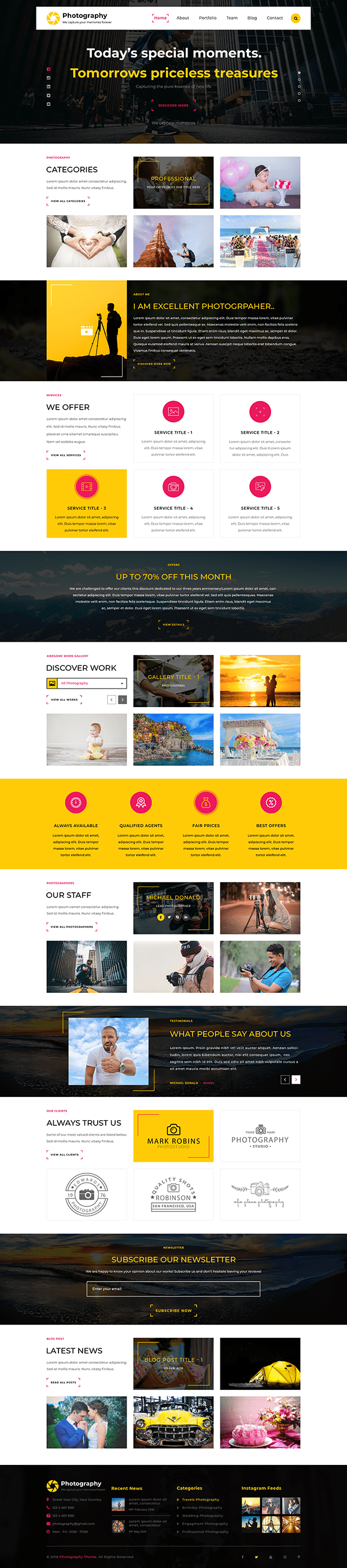 Premium Photography WordPress Theme