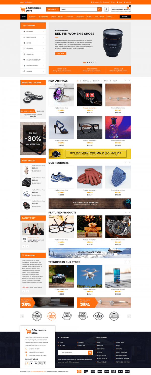 WordPress Ecommerce Theme