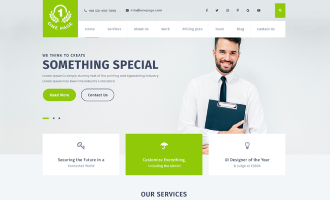 One Page WordPress Theme