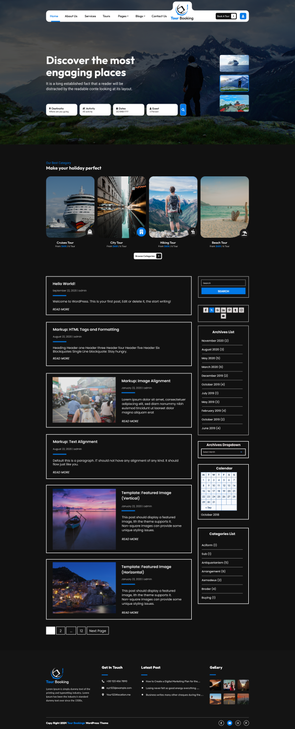 free-travel-booking-wordpress-theme
