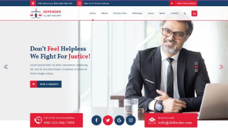 Free Law Firm WordPress Theme