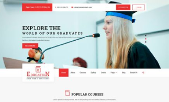 Free Education WordPress Theme