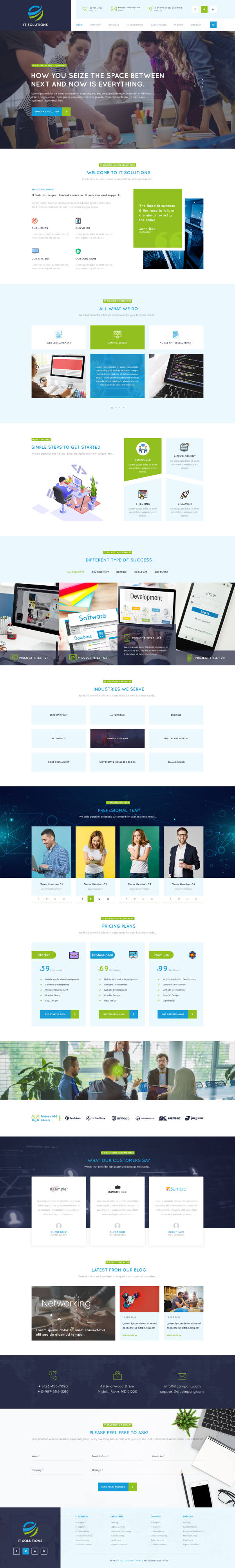 IT Company WordPress Theme