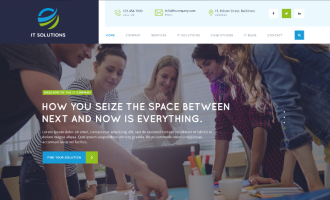 IT Company WordPress Theme