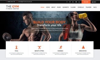 WordPress Fitness Theme