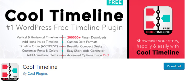 free WordPress timeline plugins