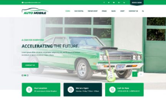 Free Automobile WordPress Theme