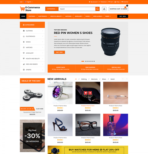 WordPress Ecommerce Theme