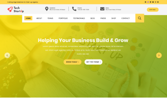 Tech Startup WordPress Theme