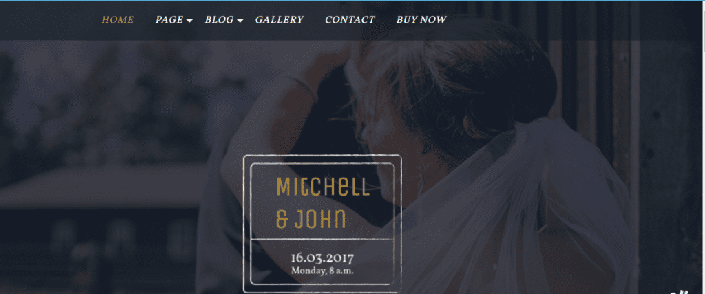 best Free Wedding WordPress Theme