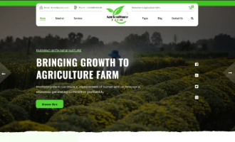 Agriculture Farm WordPress Theme