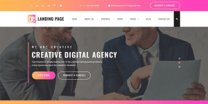 free-Landing-page-WordPress-theme