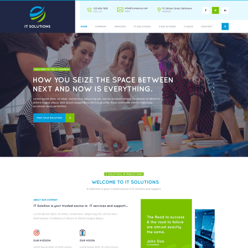 IT Solution WordPress Theme