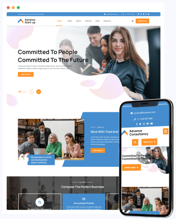 Business Consultancy WordPress Theme