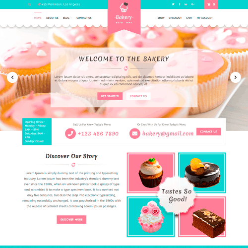 Bakery WordPress Theme