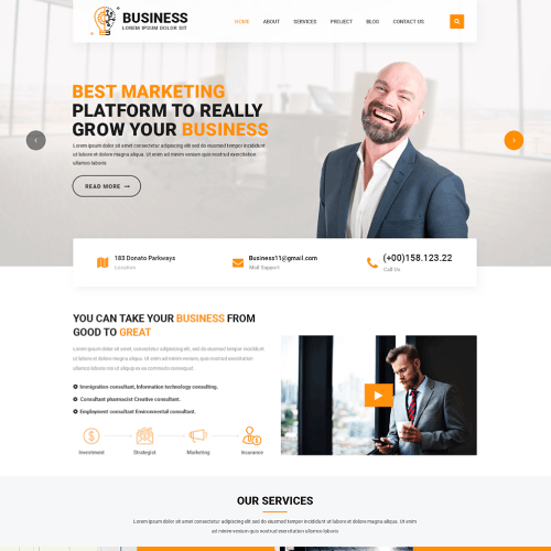 WordPress Theme For Business