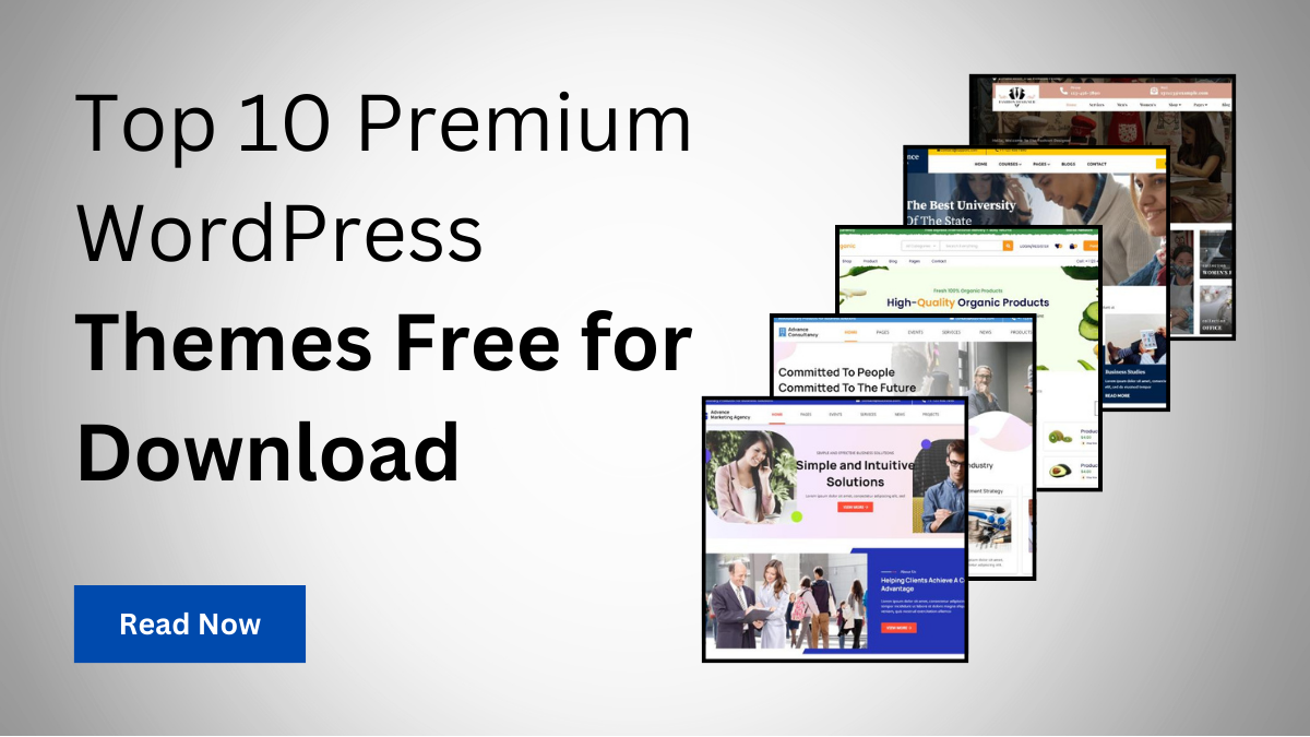 Top 10 Premium WordPress Themes Free for Download